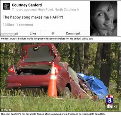 Driver Dies After Taking Selfies and Posting on Facebook while Driving -  TeenAuto